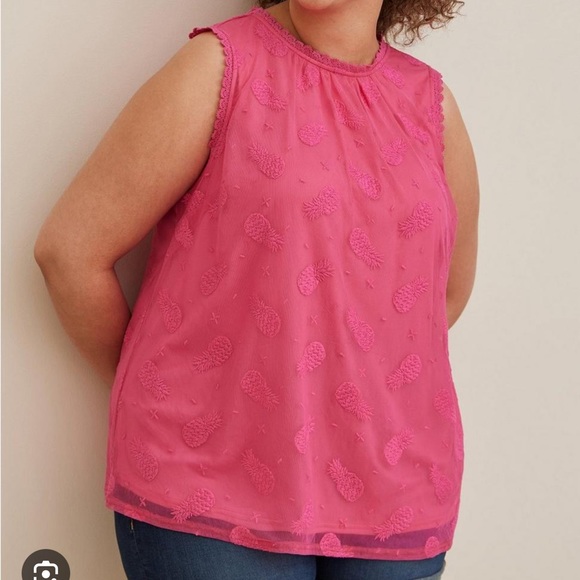 torrid Tops - Pineapple Tank top 2X 18-20 NEW